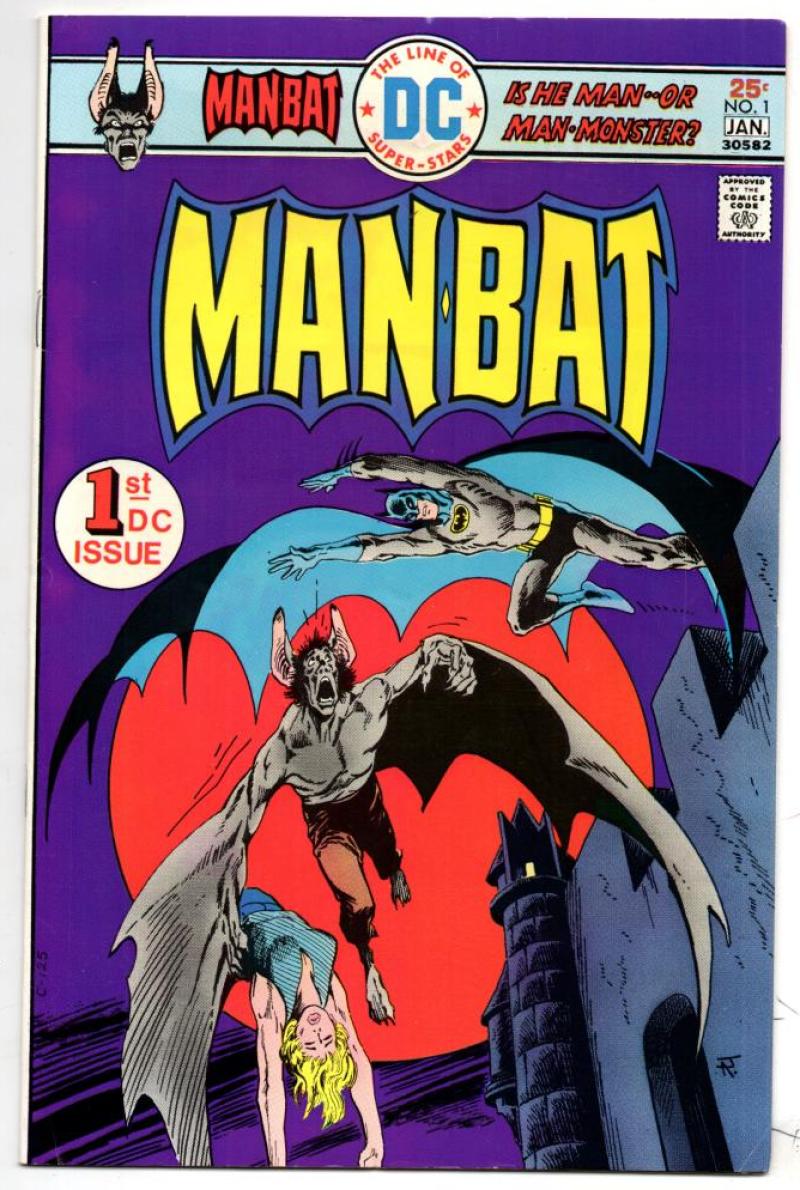 MAN-BAT #1, FN/VF, Batman, 1975, Steve Ditko, Aparo, She-Bat, more BM in store