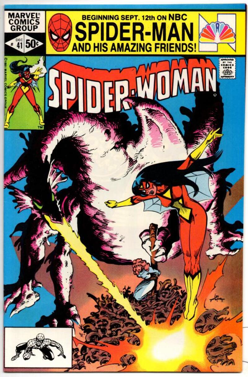 SPIDER-WOMAN #41 NM-, La Morte de Jessica, 1978 1981 Marvel Bronze age
