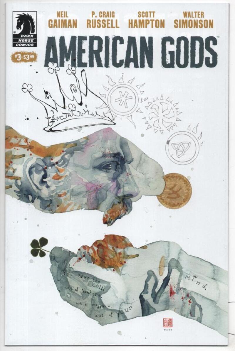 AMERICAN GODS #3 Mack, NM, 2017, 1st printing, Russell, Neil Gaiman