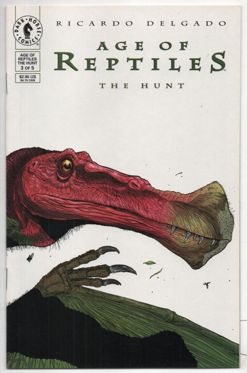 AGE of REPTILES The HUNT #3, NM-, Dinosaurs, Richard Delgado, 1996