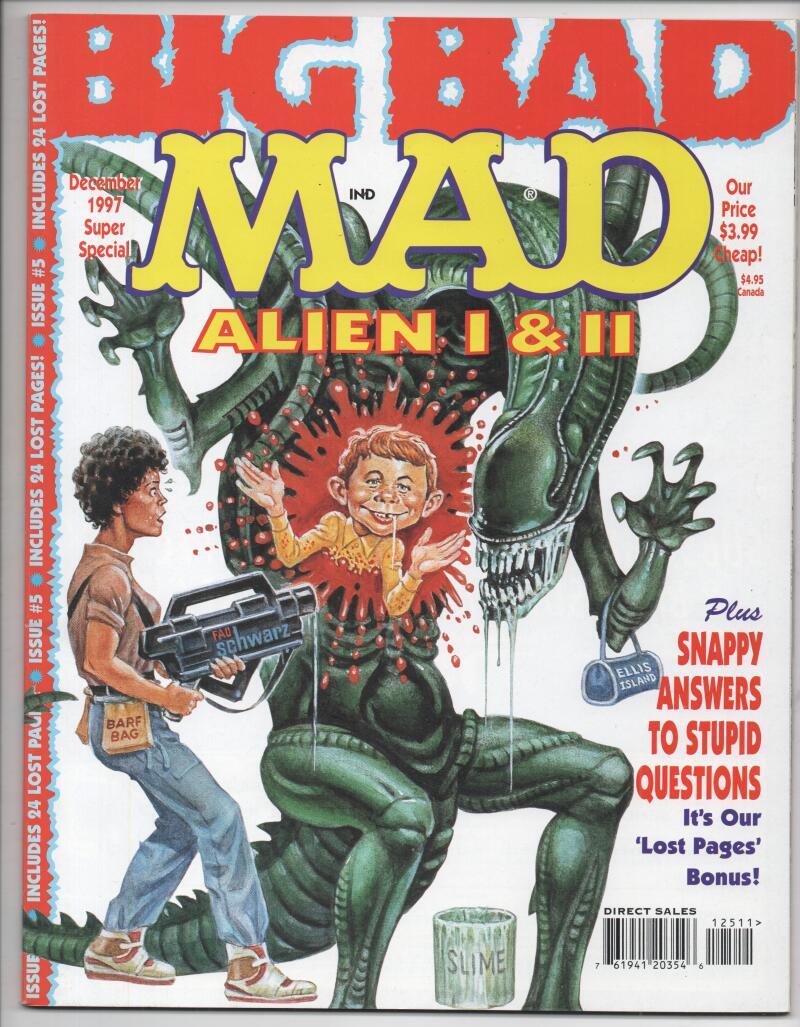 MAD MAGAZINE #125, VF/NM, Alien Spoof, Super Special, more mags in store, 1997