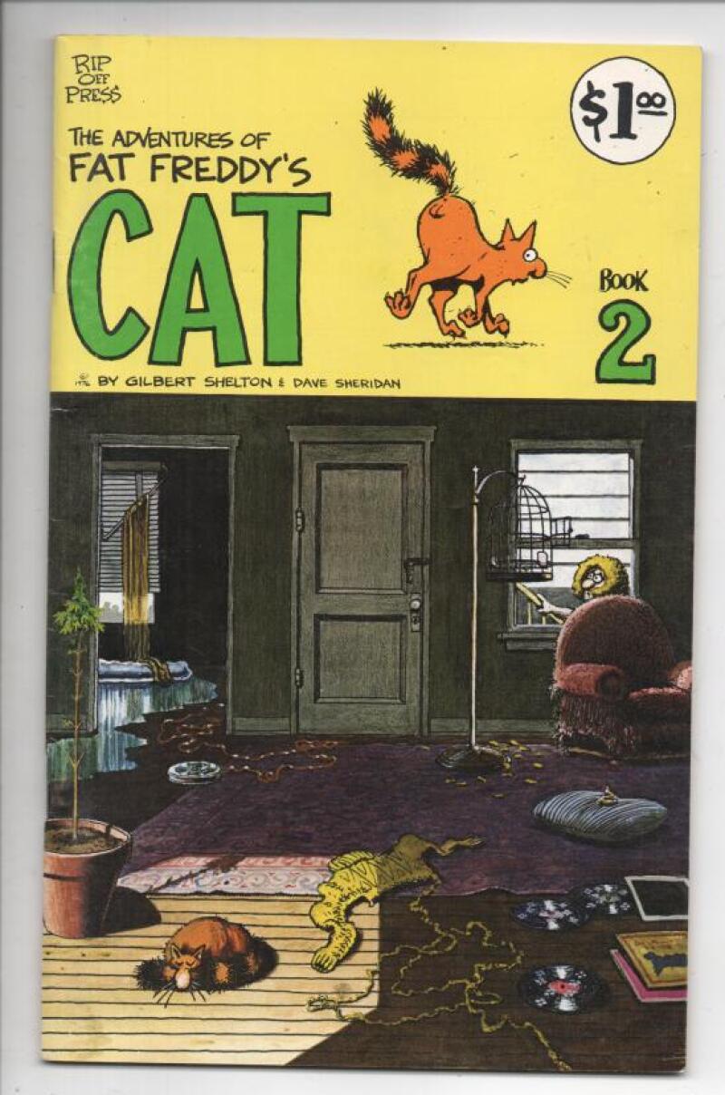 ADVENTURES of FAT FREDDY'S CAT #2,  FN+, Underground, Shelton, 1981, Rip Off Press