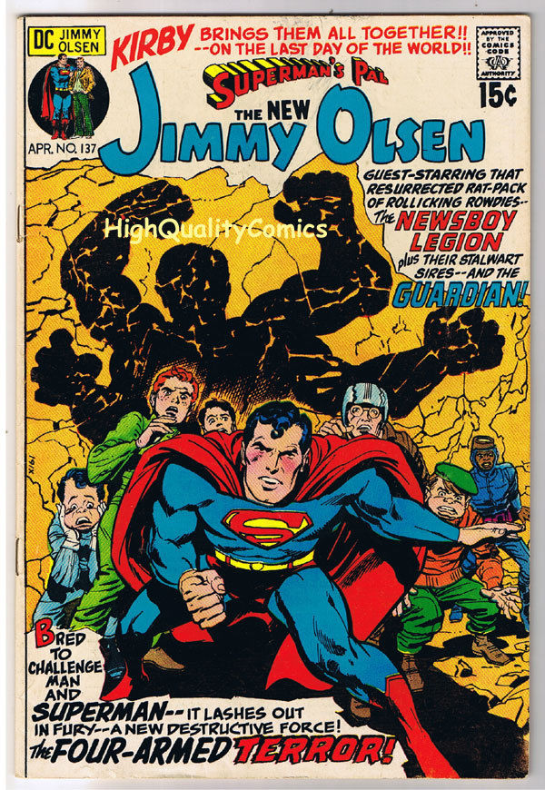 SUPERMAN'S PAL JIMMY OLSEN #137, FN-, Jack Kirby, 1954, more in store