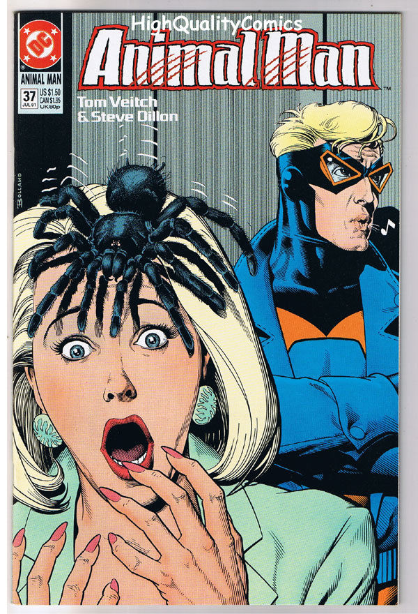 ANIMAL MAN #37, NM, Tom Veitch, Steve Dillon, Bolland, 1988 1991, more AM in store