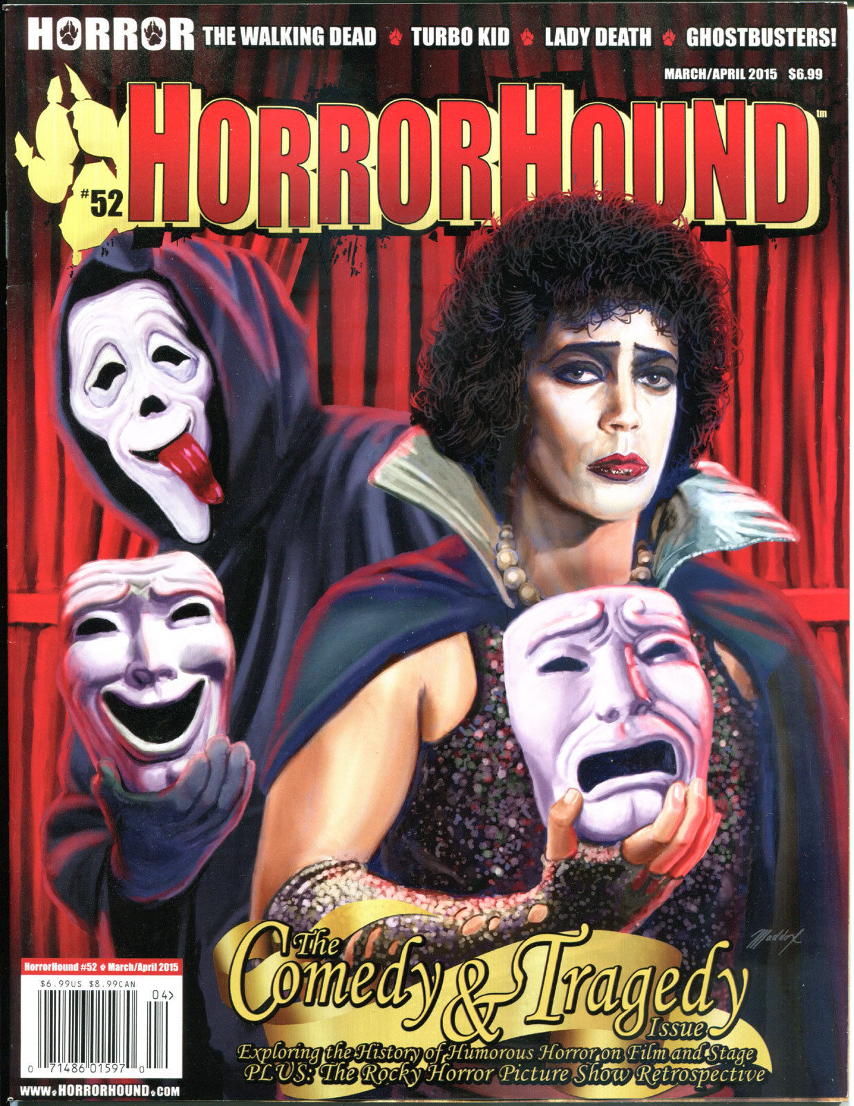 HORROR HOUND #52, VF, Rocky Horror Picture Show, Walking Dead,more mags in store