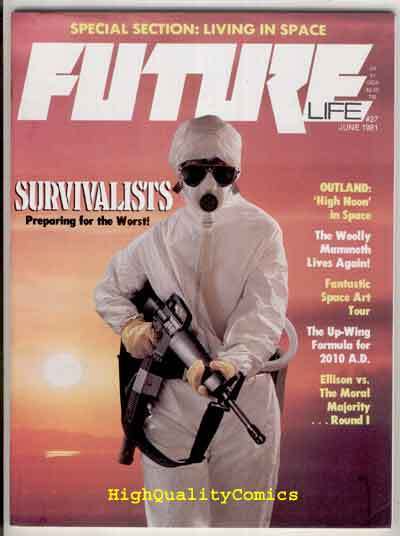 FUTURE #27, Sci-Fi Magazine , Survivalists, VF/NM , Harlan Ellison,1978, Space