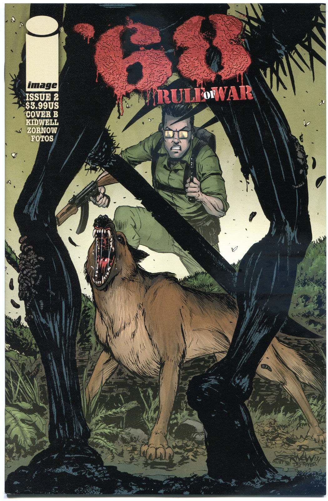 '68 RULE of WAR #2 B, NM,1st Print, Zombie, Walking Dead, 2014, more in store